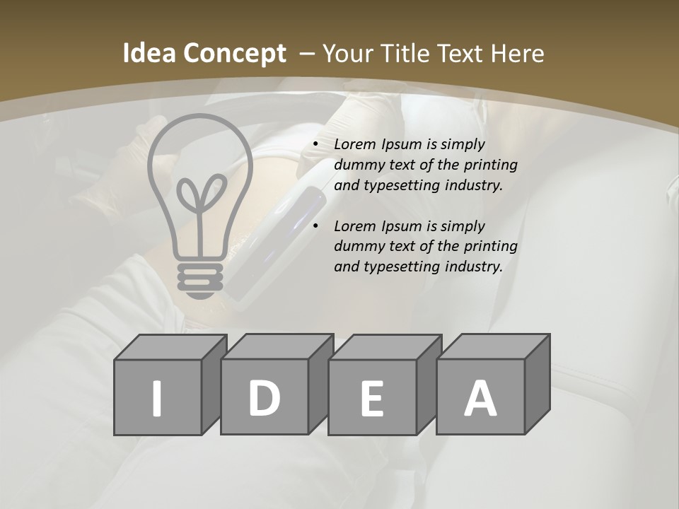 Taking Care Of Her Body PowerPoint Template