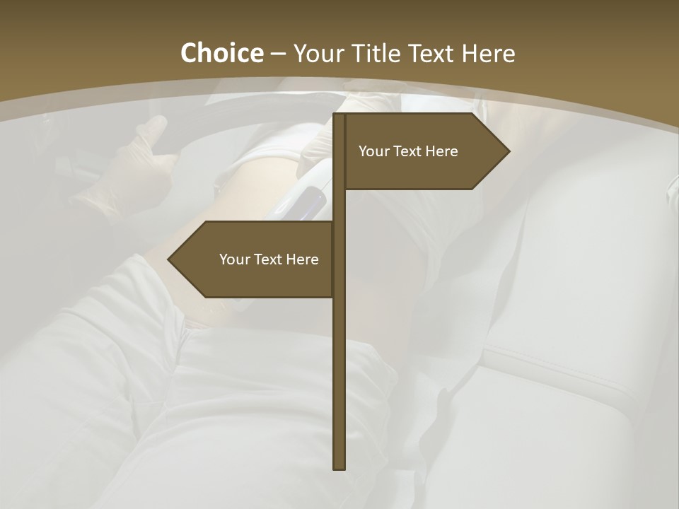 Taking Care Of Her Body PowerPoint Template