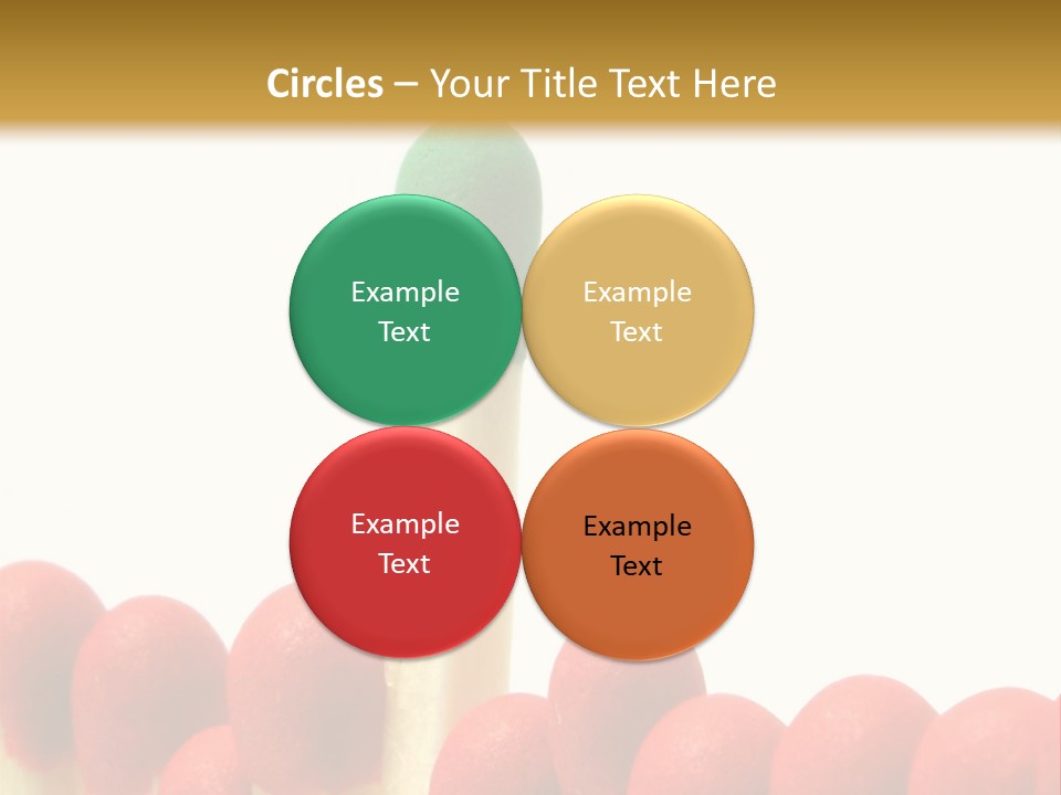 Group Leader #3, Focus Is Set On The Leader's Top PowerPoint Template