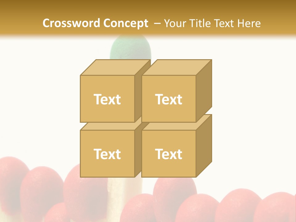 Group Leader #3, Focus Is Set On The Leader's Top PowerPoint Template