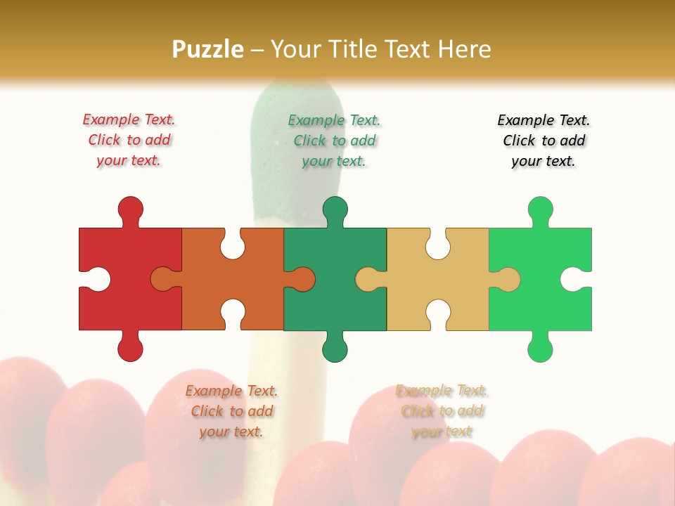 Group Leader #3, Focus Is Set On The Leader's Top PowerPoint Template
