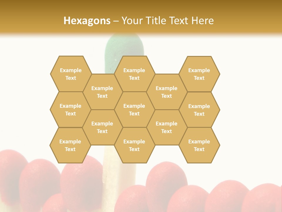 Group Leader #3, Focus Is Set On The Leader's Top PowerPoint Template