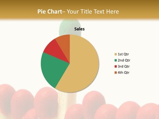 Group Leader #3, Focus Is Set On The Leader's Top PowerPoint Template