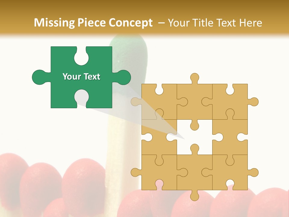 Group Leader #3, Focus Is Set On The Leader's Top PowerPoint Template