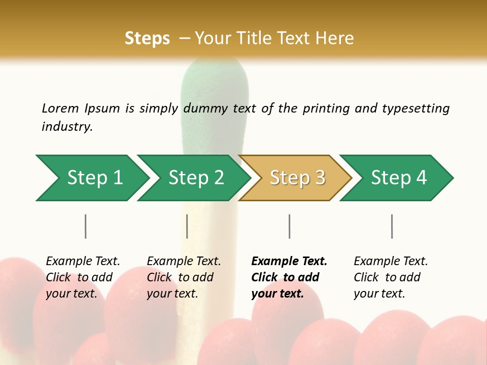 Group Leader #3, Focus Is Set On The Leader's Top PowerPoint Template