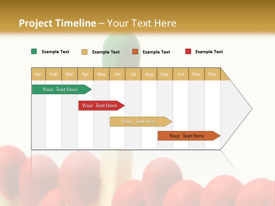Group Leader #3, Focus Is Set On The Leader's Top PowerPoint Template