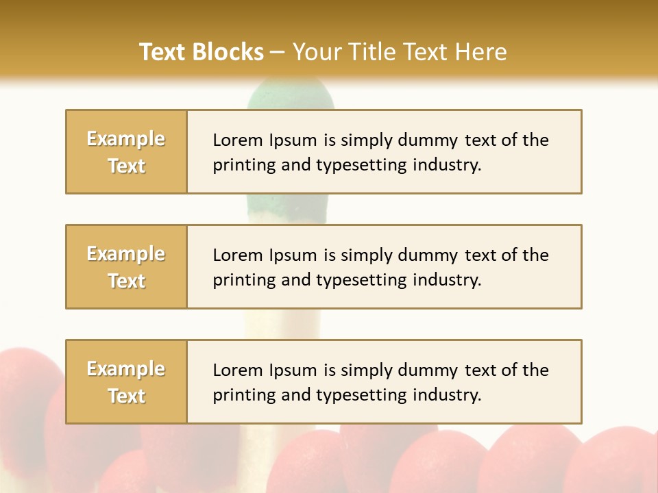 Group Leader #3, Focus Is Set On The Leader's Top PowerPoint Template