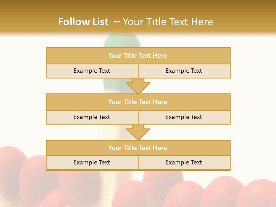 Group Leader #3, Focus Is Set On The Leader's Top PowerPoint Template