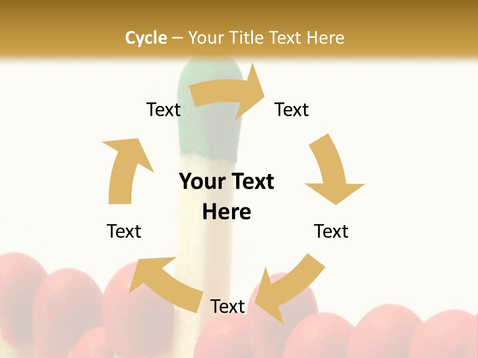 Group Leader #3, Focus Is Set On The Leader's Top PowerPoint Template