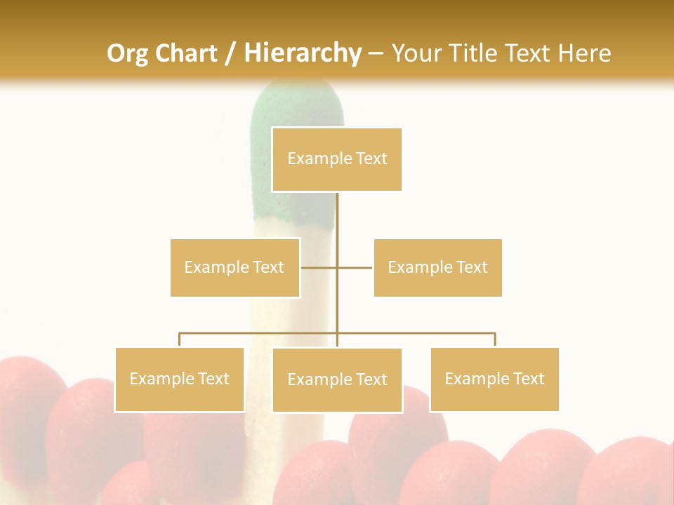 Group Leader #3, Focus Is Set On The Leader's Top PowerPoint Template