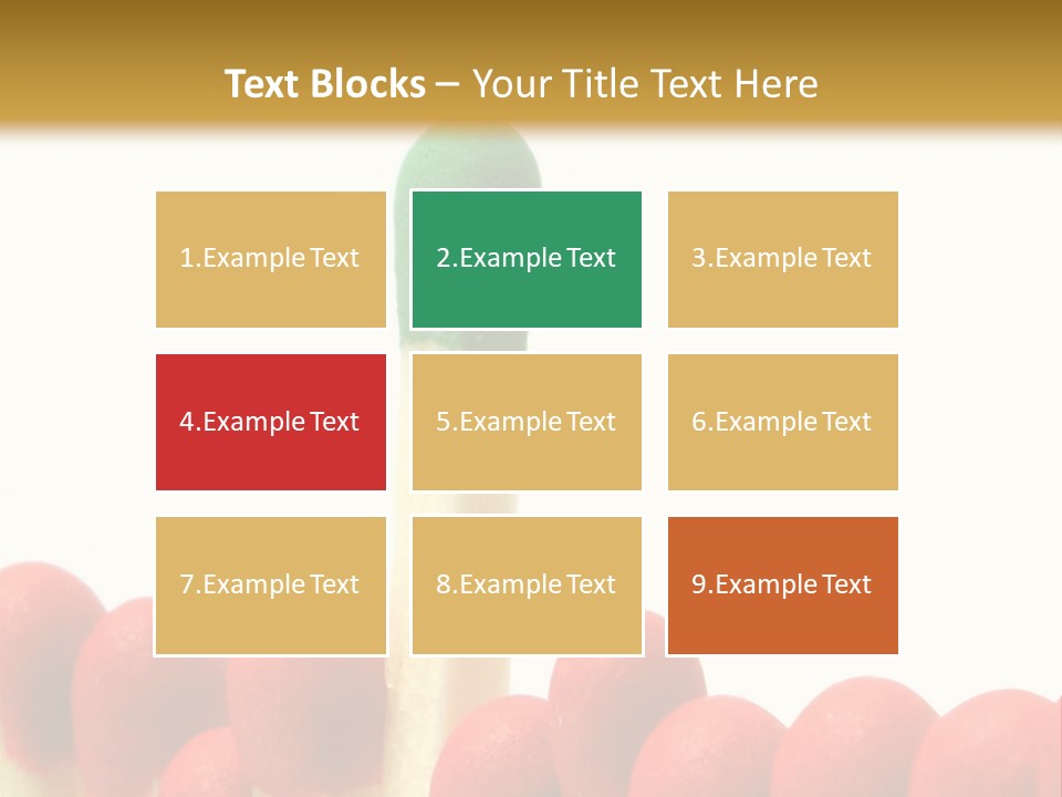 Group Leader #3, Focus Is Set On The Leader's Top PowerPoint Template