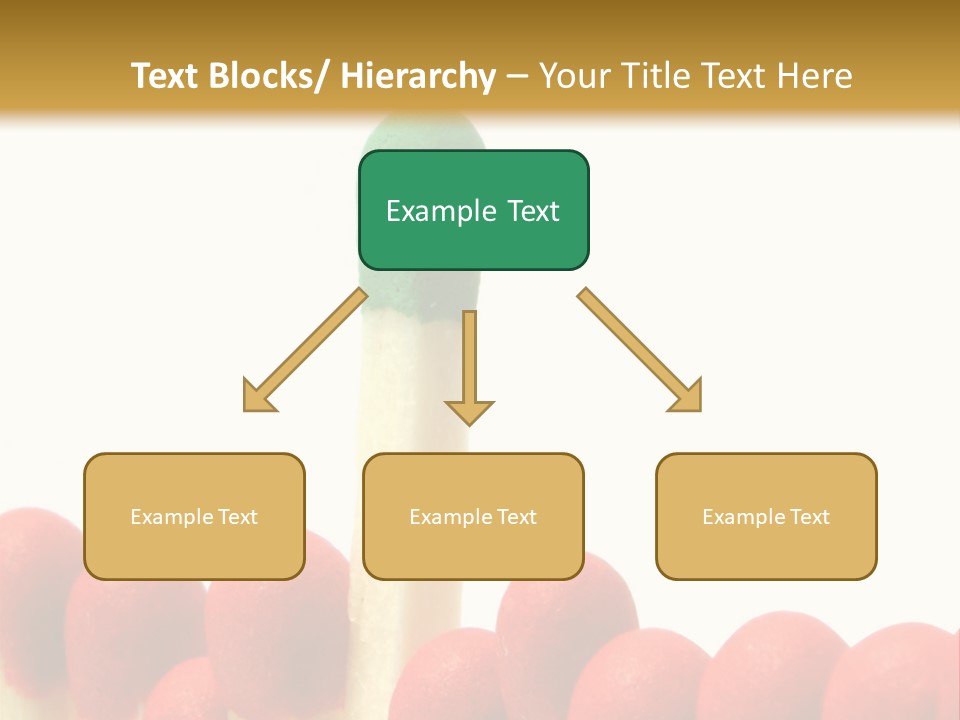 Group Leader #3, Focus Is Set On The Leader's Top PowerPoint Template
