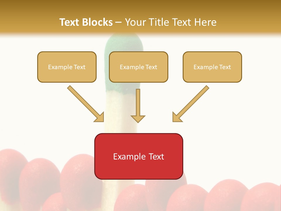 Group Leader #3, Focus Is Set On The Leader's Top PowerPoint Template