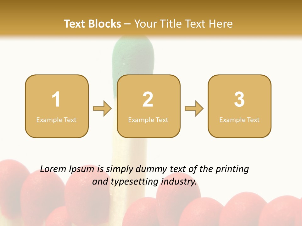 Group Leader #3, Focus Is Set On The Leader's Top PowerPoint Template
