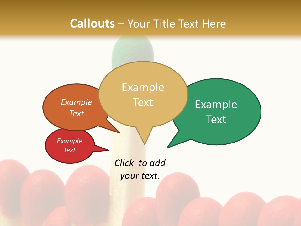 Group Leader #3, Focus Is Set On The Leader's Top PowerPoint Template