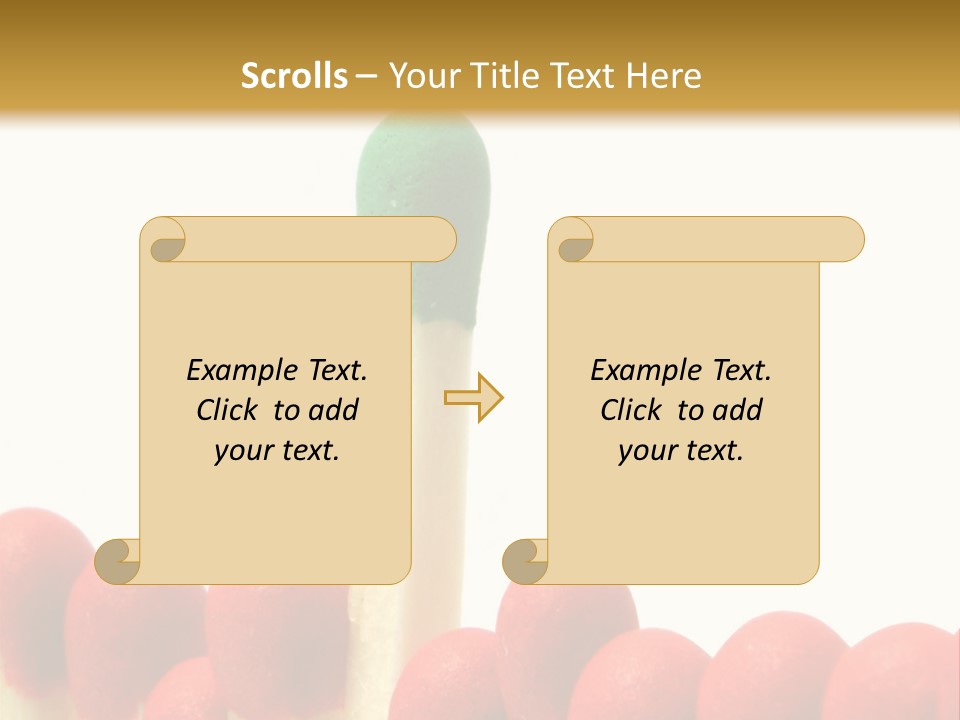 Group Leader #3, Focus Is Set On The Leader's Top PowerPoint Template