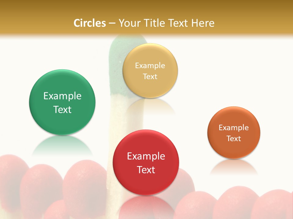 Group Leader #3, Focus Is Set On The Leader's Top PowerPoint Template