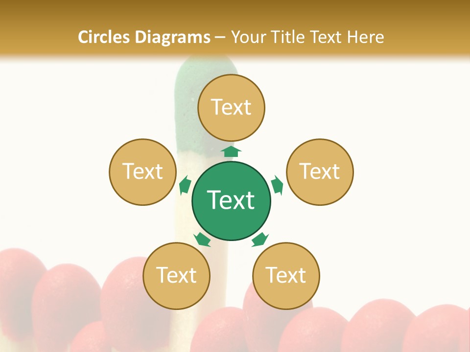 Group Leader #3, Focus Is Set On The Leader's Top PowerPoint Template