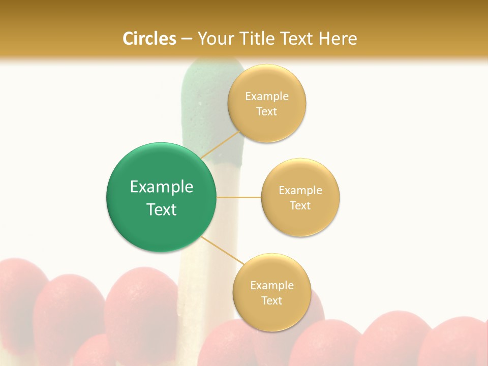 Group Leader #3, Focus Is Set On The Leader's Top PowerPoint Template