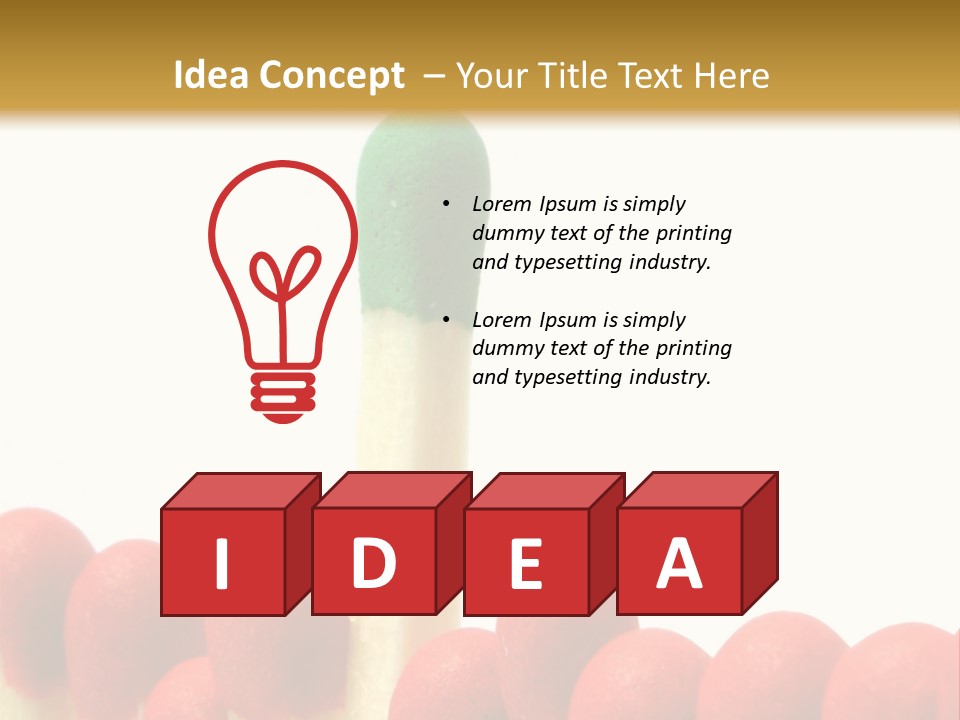 Group Leader #3, Focus Is Set On The Leader's Top PowerPoint Template