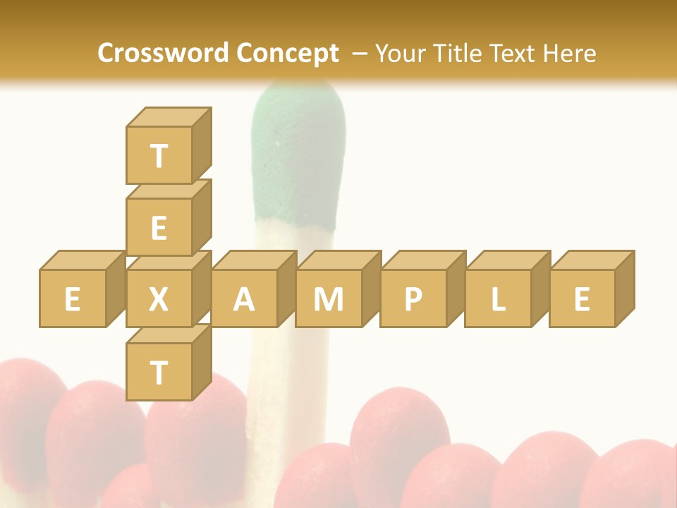 Group Leader #3, Focus Is Set On The Leader's Top PowerPoint Template