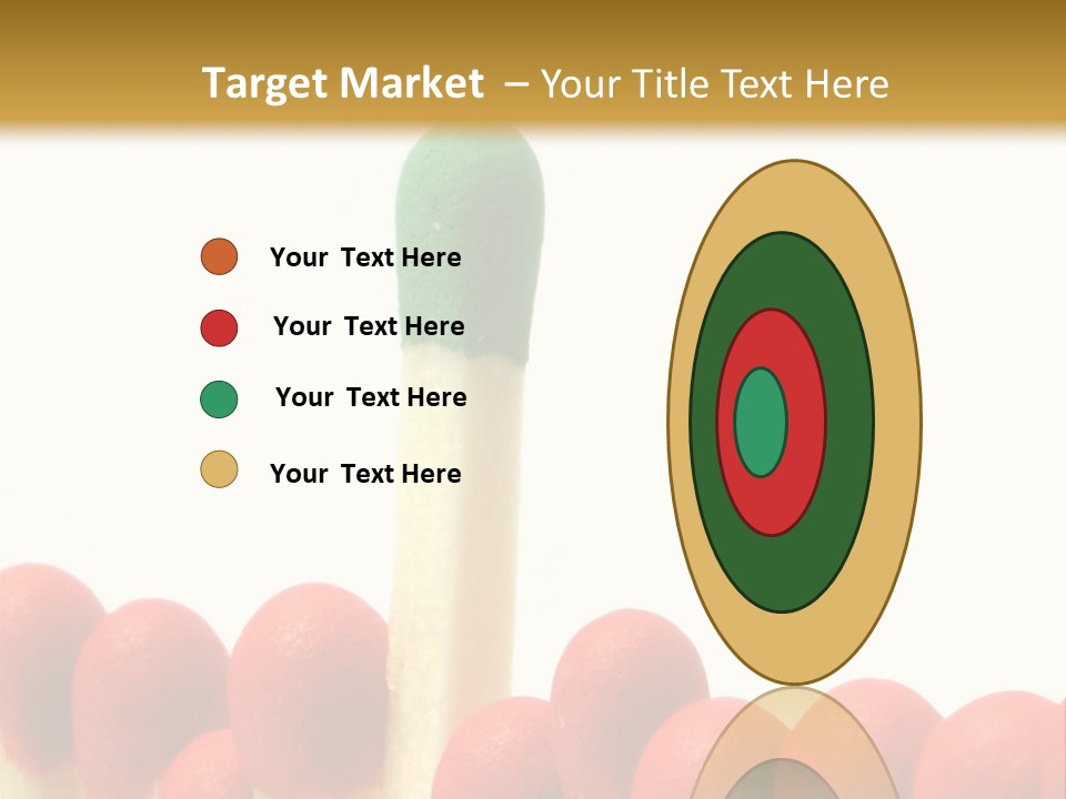 Group Leader #3, Focus Is Set On The Leader's Top PowerPoint Template