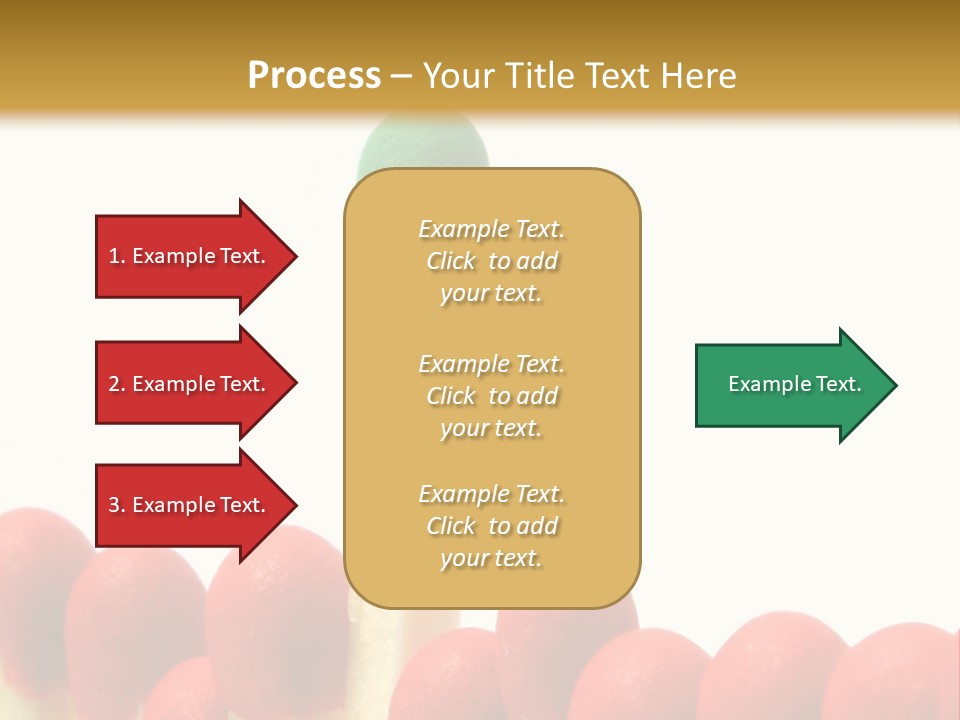 Group Leader #3, Focus Is Set On The Leader's Top PowerPoint Template