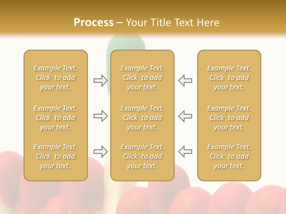 Group Leader #3, Focus Is Set On The Leader's Top PowerPoint Template