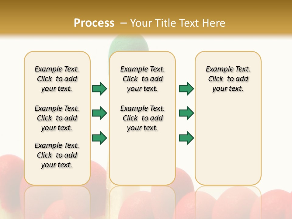 Group Leader #3, Focus Is Set On The Leader's Top PowerPoint Template