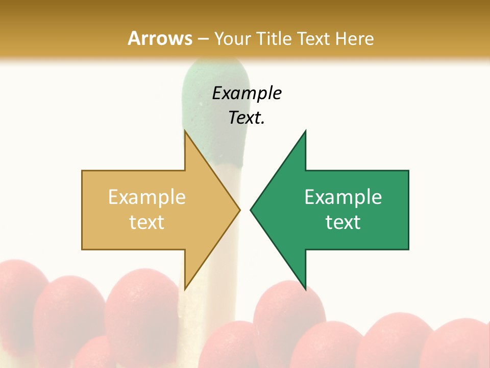Group Leader #3, Focus Is Set On The Leader's Top PowerPoint Template