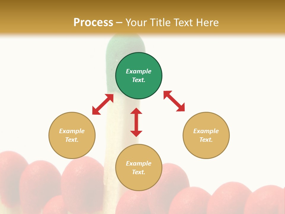 Group Leader #3, Focus Is Set On The Leader's Top PowerPoint Template