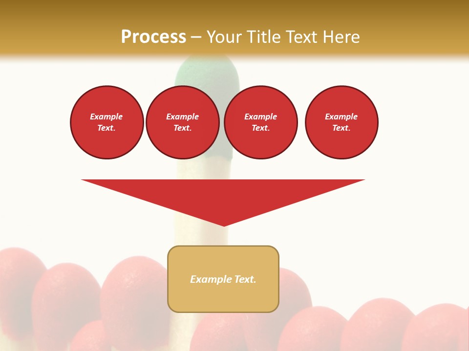 Group Leader #3, Focus Is Set On The Leader's Top PowerPoint Template