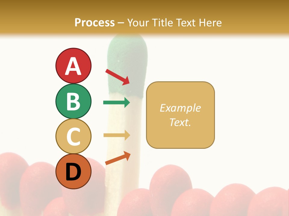 Group Leader #3, Focus Is Set On The Leader's Top PowerPoint Template
