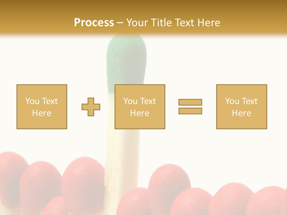 Group Leader #3, Focus Is Set On The Leader's Top PowerPoint Template