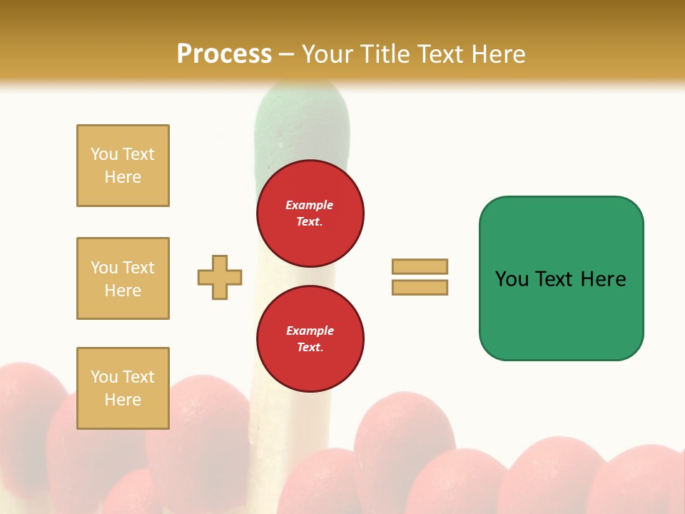 Group Leader #3, Focus Is Set On The Leader's Top PowerPoint Template