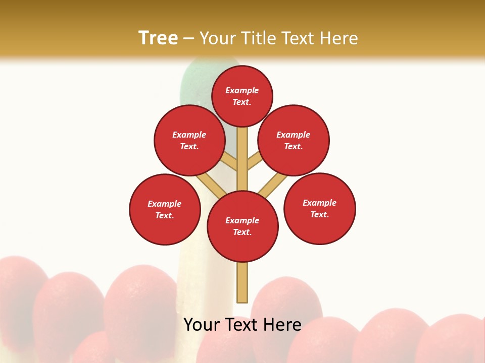 Group Leader #3, Focus Is Set On The Leader's Top PowerPoint Template