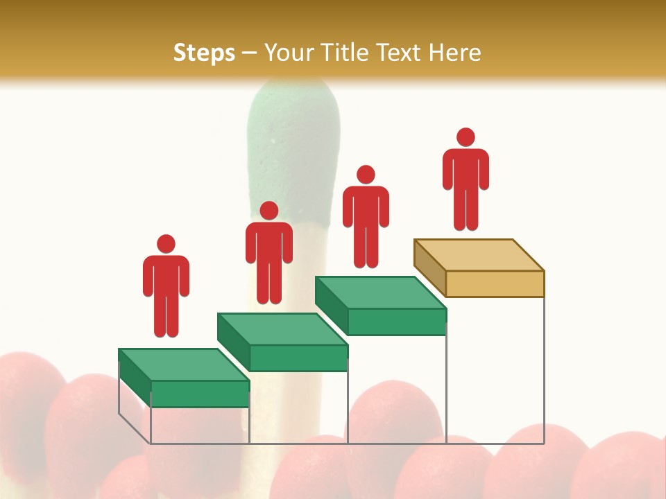 Group Leader #3, Focus Is Set On The Leader's Top PowerPoint Template