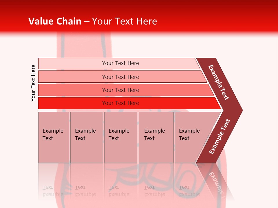 Blank Foam Finger Making The "We're Number 1 Symbol" In Red And Blue, Add Text To The Hand Or Above Hand, - Lots Of Copy Space PowerPoint Template