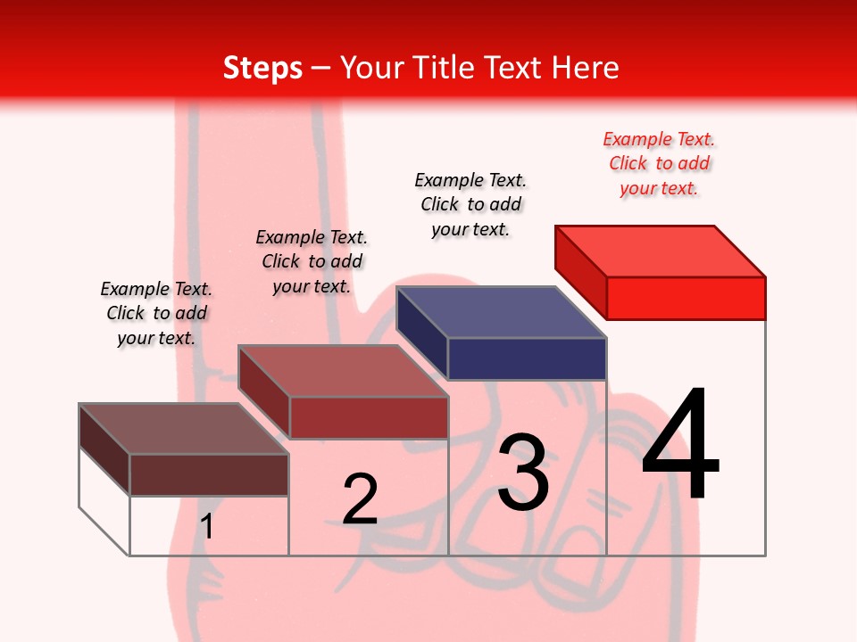 Blank Foam Finger Making The "We're Number 1 Symbol" In Red And Blue, Add Text To The Hand Or Above Hand, - Lots Of Copy Space PowerPoint Template