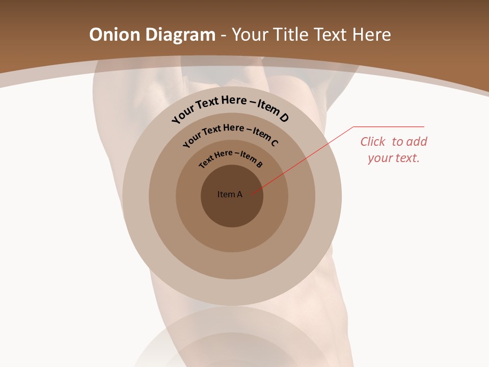 Muscular Y Man With Army Tags Isolated On White PowerPoint Template