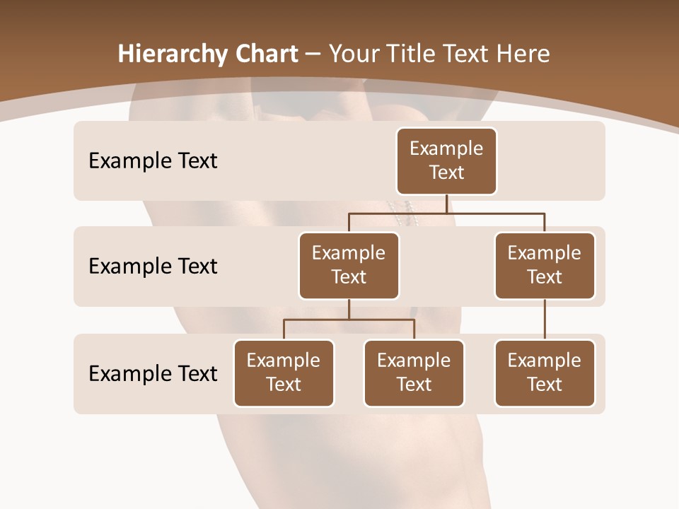 Muscular Y Man With Army Tags Isolated On White PowerPoint Template