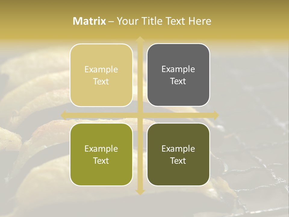 Grilled Banana PowerPoint Template