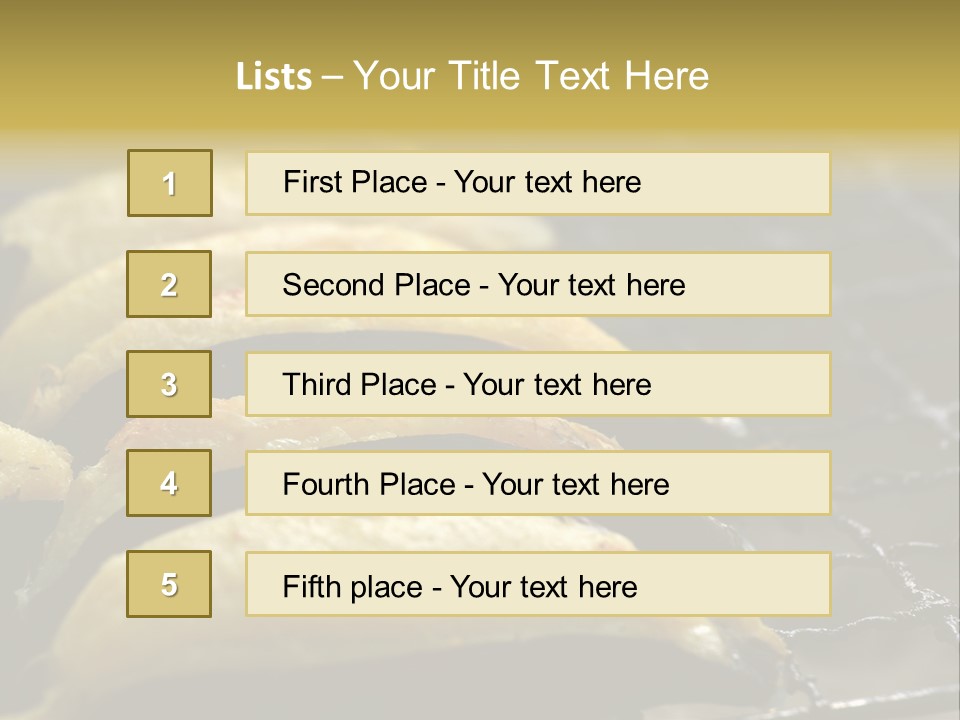 Grilled Banana PowerPoint Template