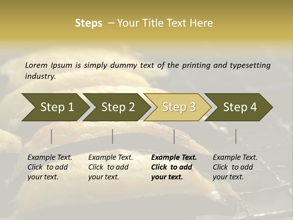 Grilled Banana PowerPoint Template