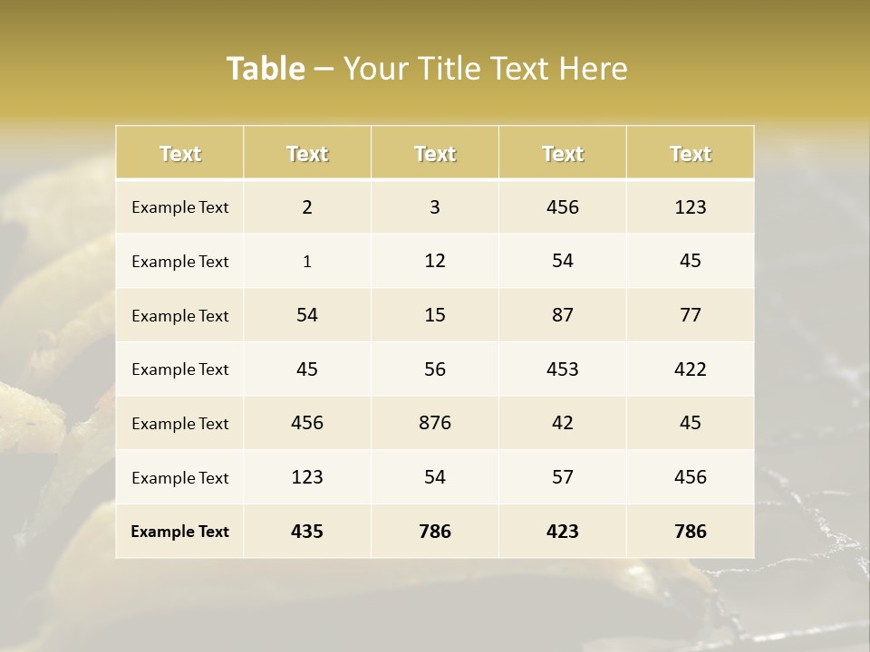 Grilled Banana PowerPoint Template