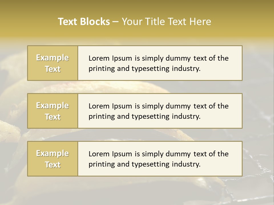 Grilled Banana PowerPoint Template