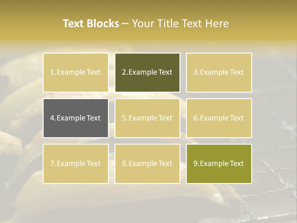 Grilled Banana PowerPoint Template