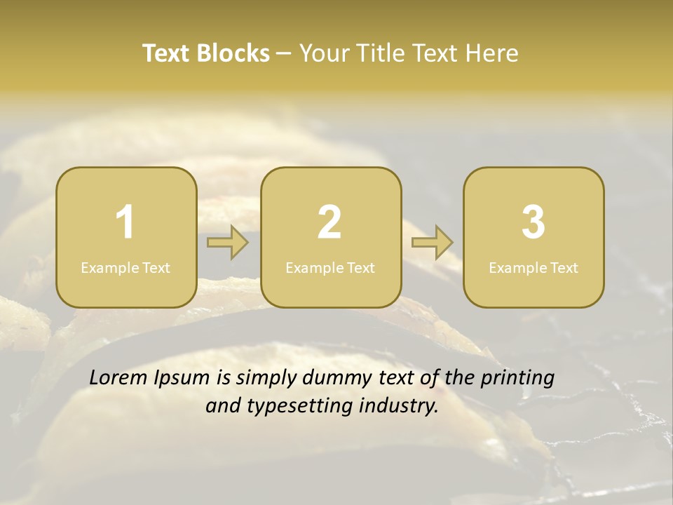 Grilled Banana PowerPoint Template