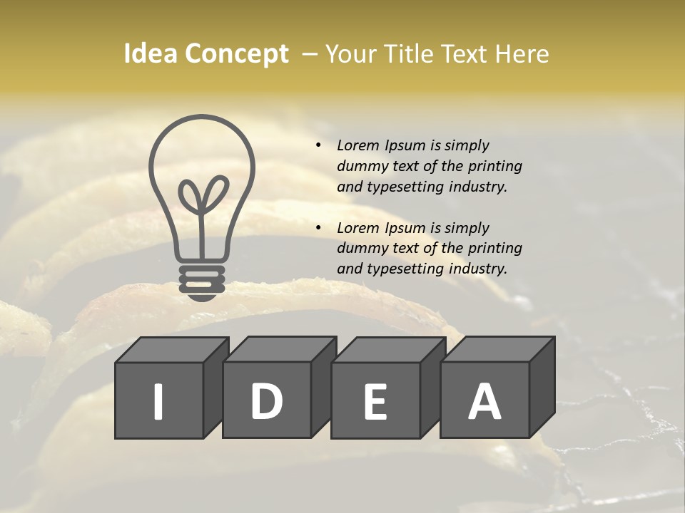 Grilled Banana PowerPoint Template