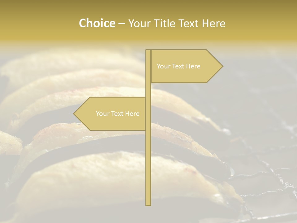 Grilled Banana PowerPoint Template